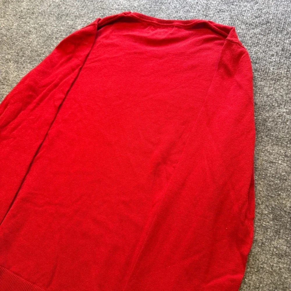 Preppy Banana Republic Forever Sweater Men M Red Crew Neck Cotton Rayon RN54023